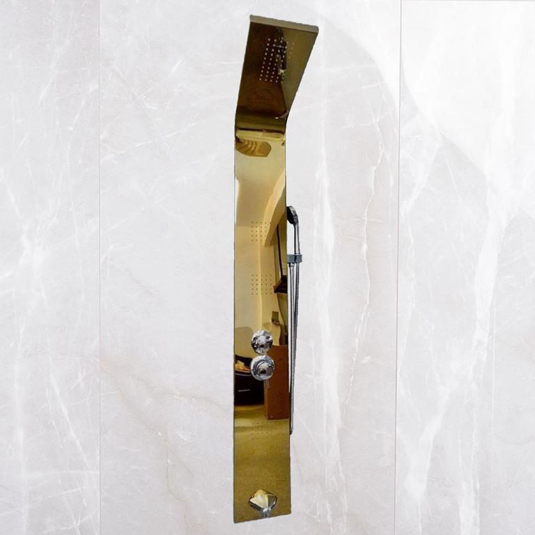Gold Kaplama Panel Duş Setleri