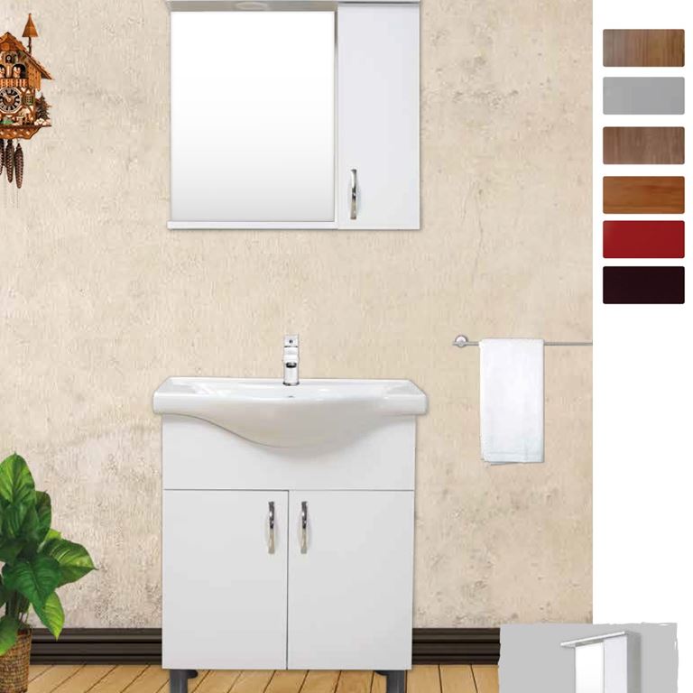 İdeal 65 cm Banyo Dolabı Takım