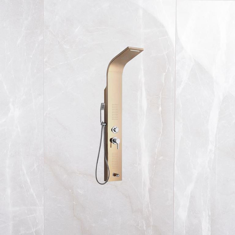 Rose Gold Panel Duş Setleri