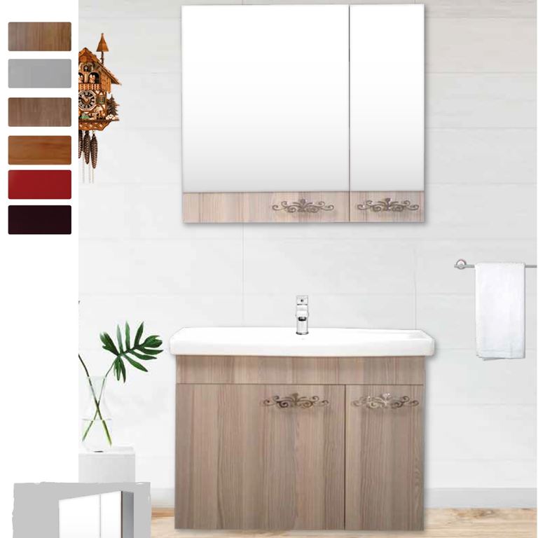 Tunç 80 cm Banyo Dolabı Takım